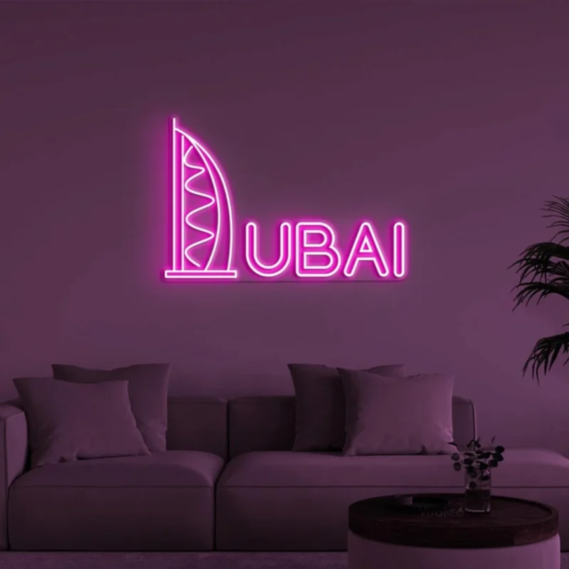 Dubai Neon Sign