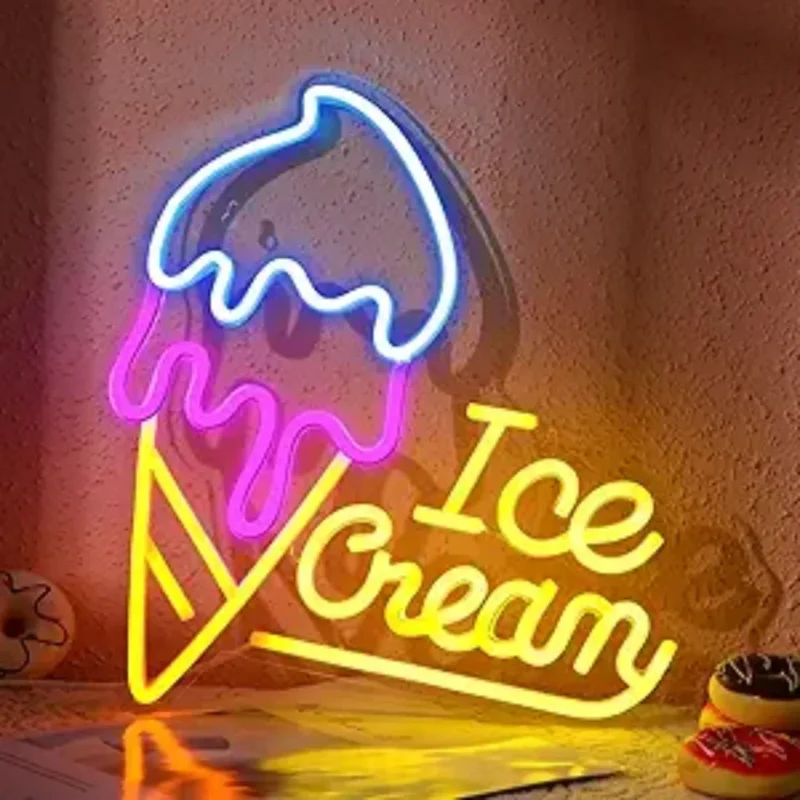 Hoteam Ice Cream Neon Sign
